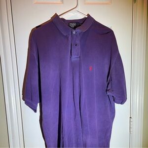 Polo by Ralph Lauren Men's Polo Shirt in Purple